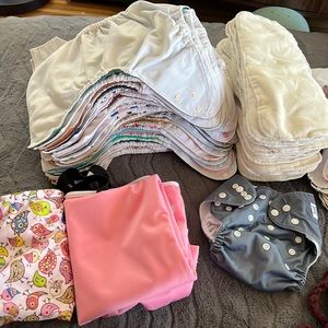 28 Nora’s nursery cloth diapers